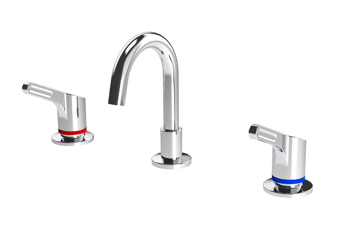 Wellbeing Leva 80mm Lever Basin Set & WLC80BASIN
