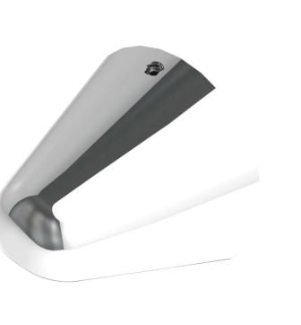 Detention: Conical Shower Wall Mounted Shower Rose
