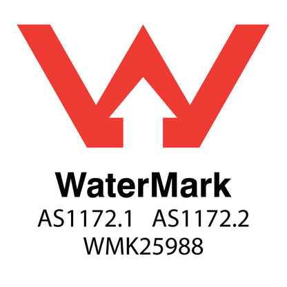 Wellbeing 800 Close Coupled Back-to-Wall Toilet Suite with Grey Single Flap Seat