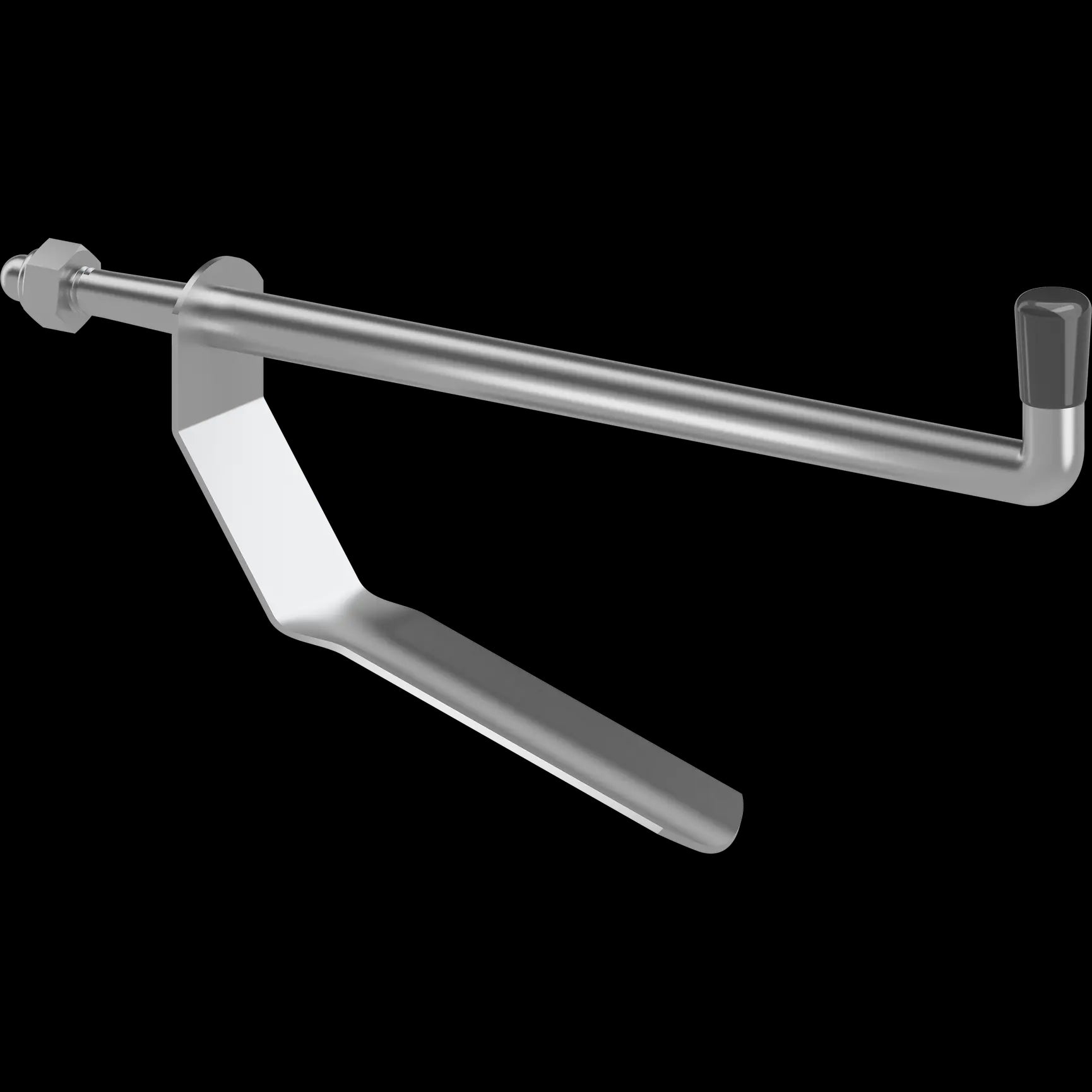 Pressalit Care: Toilet Support Arm - Fixed Height - Toilet Roll Holder