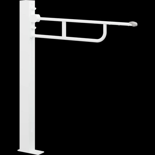 Pressalit Care: Free Standing Toilet Support Arm - Adjustable Height
