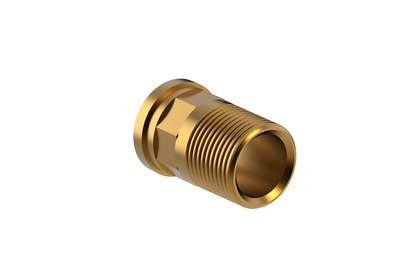 Brass Coupling 3/4" BSPT Suits Hydrus Water Meter DN20 (1)