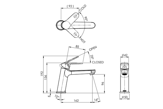 Amara Basin Mixer