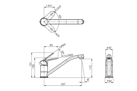 Amara Sink Mixer