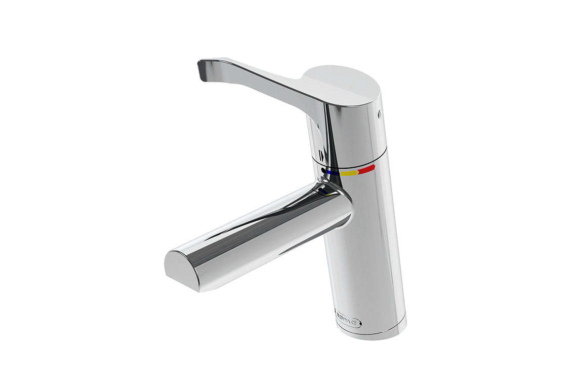 Aquablend SQX Lead Free Thermostatic Basin Mixer with 100mm Lever Handle 4/6lpm Laminar Flow