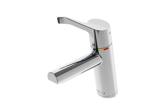 Aquablend SQX Lead Free Thermostatic Basin Mixer with 100mm Lever Handle 4/6lpm Laminar Flow
