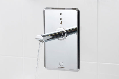 Aquablend: eSQX - Touch-Free - On Demand Sensor - Point-of-Use Thermostatic Wall Mixer - Back of Wall - Mains