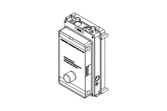 Aquablend: Health Point-of-Use TMV - Four Way Mixer - Back of Wall Component & ATMHE608-BOW