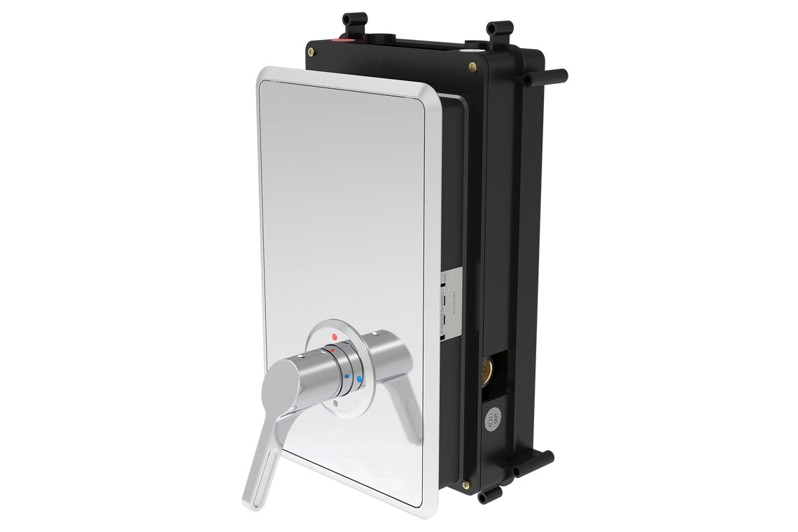 Aquablend: Health Point-of-Use TMV - Four Way Mixer - Leva Sequential - 80mm Lever Handle
