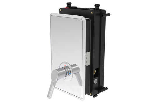 Aquablend: Health Point-of-Use TMV - Four Way Mixer - Leva Sequential - 80mm Lever Handle