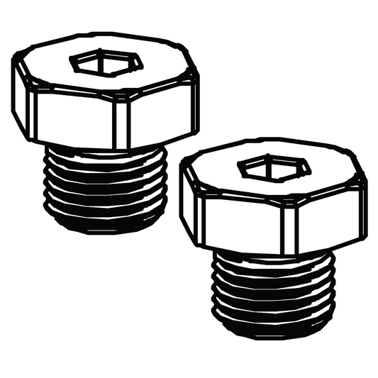 Pressure Test Point Plugs with O-Rings (1 pair) - Aquablend 1000 / 1500
