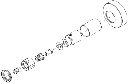 Aquablend SQX Spare Parts - Inlet Assembly Suits ATM611L-200
