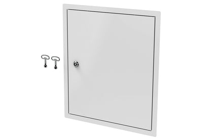 Aquablend: Key Lockable Hinged Lid & Surround - Powdercoat 430mm Aquablend 1000 &1500