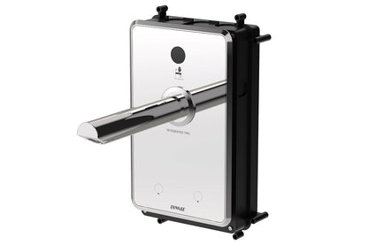 Aquablend eSQX MK2 Touch-Free On Demand Point-of-Use Thermostatic Wall Mixer with 230mm Spout 4/6lpm Laminar Mains/Battery - Front of Wall Component