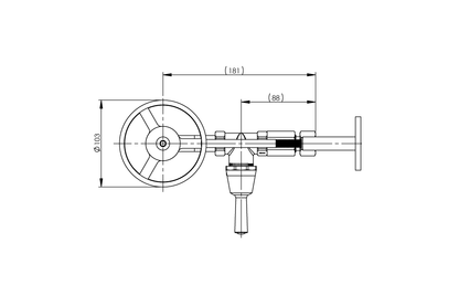 Type 44/1 Wall Mounted Fountain & Bracket - Lever Action