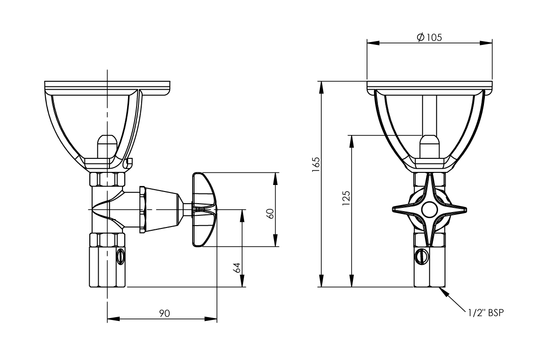 Type 45 Upright Fountain - Cam Action