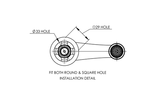 Type 48 Spring Action Pillar Tap 15mm - Button Action