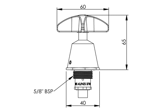 Spring Action Top Assembly - Cam Action