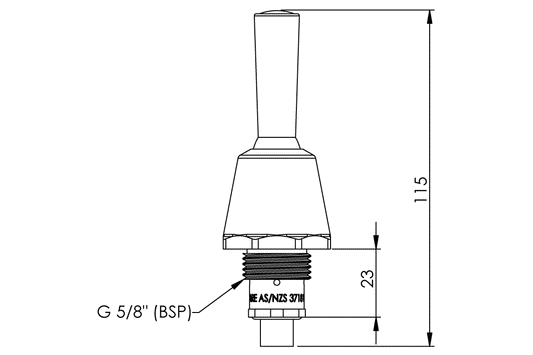 Spring Action Top Assembly - Lever Action