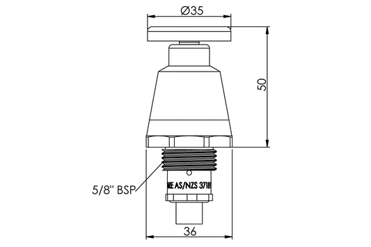 Spring Action Top Assembly - Spring Action