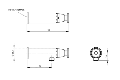 Wall Mounted Bottle Filler - Push Button Activation