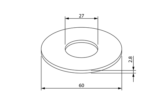 Spare Part: CARE700 Outlet Valve Seal Washer
