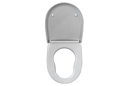 Grey Double Flap Family Soft Close Seat for CARE700 Toilets