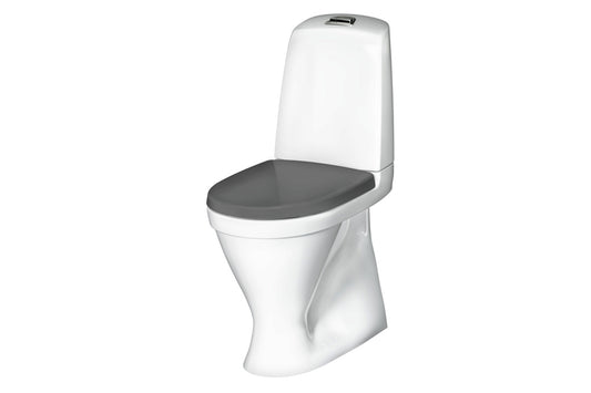 Care 700 Series Toilet S-Trap Raised Height with Grey Soft Close Seat