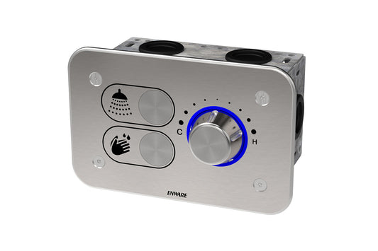 Custodian: 2-Button Basin and Shower Control Panel & CN2VSHBMIX-FF