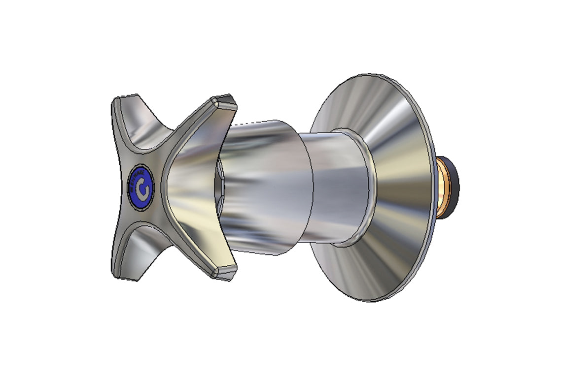 Concealed Spindle Recess Adaptor Wall Top Assembly - Jumper Valve