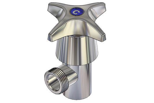 Concealed Spindle Washing Machine Tap - Jumper Valve