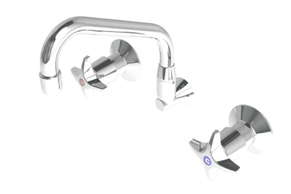 Concealed Spindle Recess Set with SP110 Swivel Aerated Spout - Jumper Valve