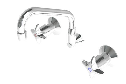 Concealed Spindle Recess Set with SP110 Swivel Aerated Spout - Jumper Valve