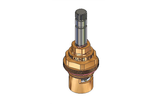 Concealed Spindle: Bib/Pillar Stuffing Box Assembly - 1/2 Turn Ceramic Disc