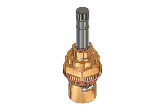 Concealed Spindle: Basin/Sink Stuffing Box Assembly - 1/2 Turn Ceramic Disc