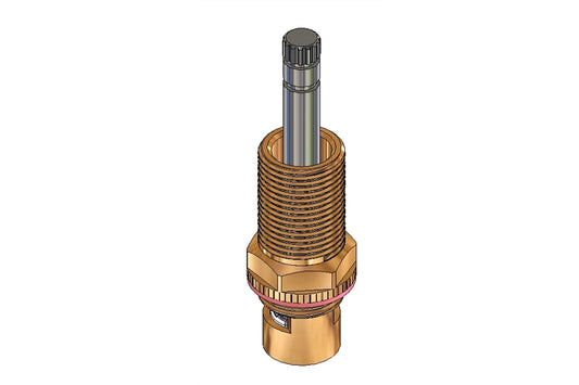 Concealed Spindle: Recess Stuffing Box Assembly - 1/2 Turn Ceramic Disc