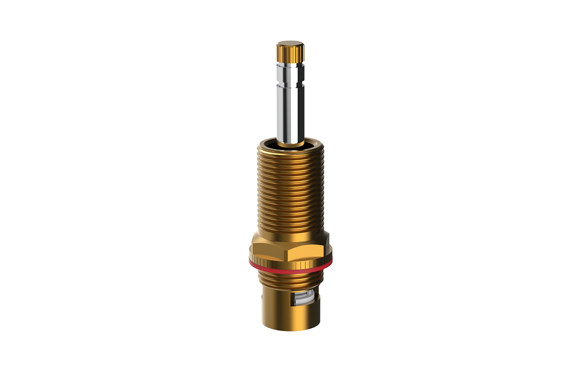 Concealed Spindle: Recess Stuffing Box Assembly - 1/2 Turn Ceramic Disc