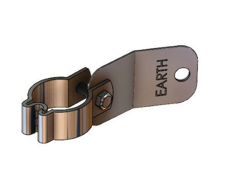Earth Lug plus bracket to suit ECE Showers and Pedestal Eyewashes