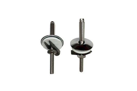 Wall Faced Rimless Close-Coupled Toilet Suite - Raised - EBTWS152 Hinge Kit For Soft Close Seat (1)