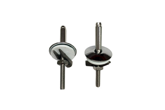 Wall Faced Rimless Close-Coupled Toilet Suite - Raised - EBTWS152 Hinge Kit For Soft Close Seat