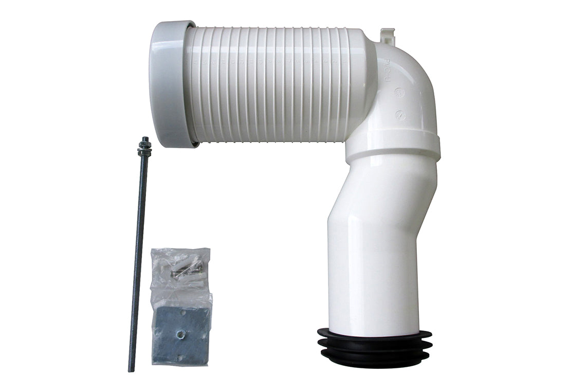Spare Parts: Wall Faced Rimless Close-Coupled Toilet Suite -Trap Converter