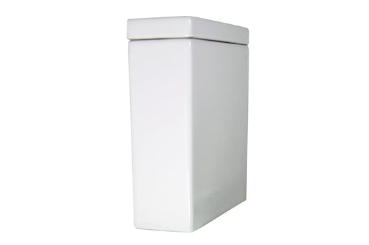 Wall Faced Rimless Close-Coupled Toilet Suite - Cistern Complete