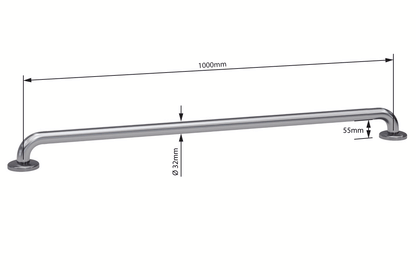 Wellbeing Grab Rails: Straight 1000mm