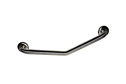 Wellbeing Grab Rail Toilet Ambulant 40° Bend - Reversible 300 x 300mm & EC300AMBRSS & EC300AMBRWH
