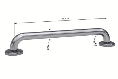 Wellbeing Grab Rails: Straight 450mm
