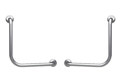 Wellbeing Ambulant Grab Rails 450 x 450mm 90° - Pair