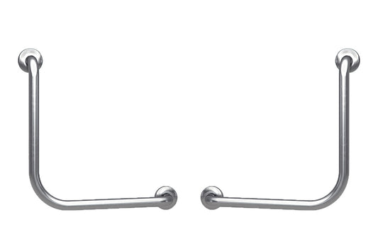 Wellbeing Ambulant Grab Rails 450 x 450mm 90° - Pair