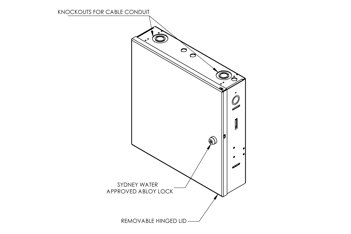 SW RDC Lockable Enclosure Internal