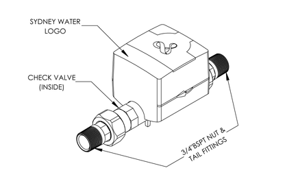 HYDRUS2 COLD DN20 RADIO SYDNEY WATER