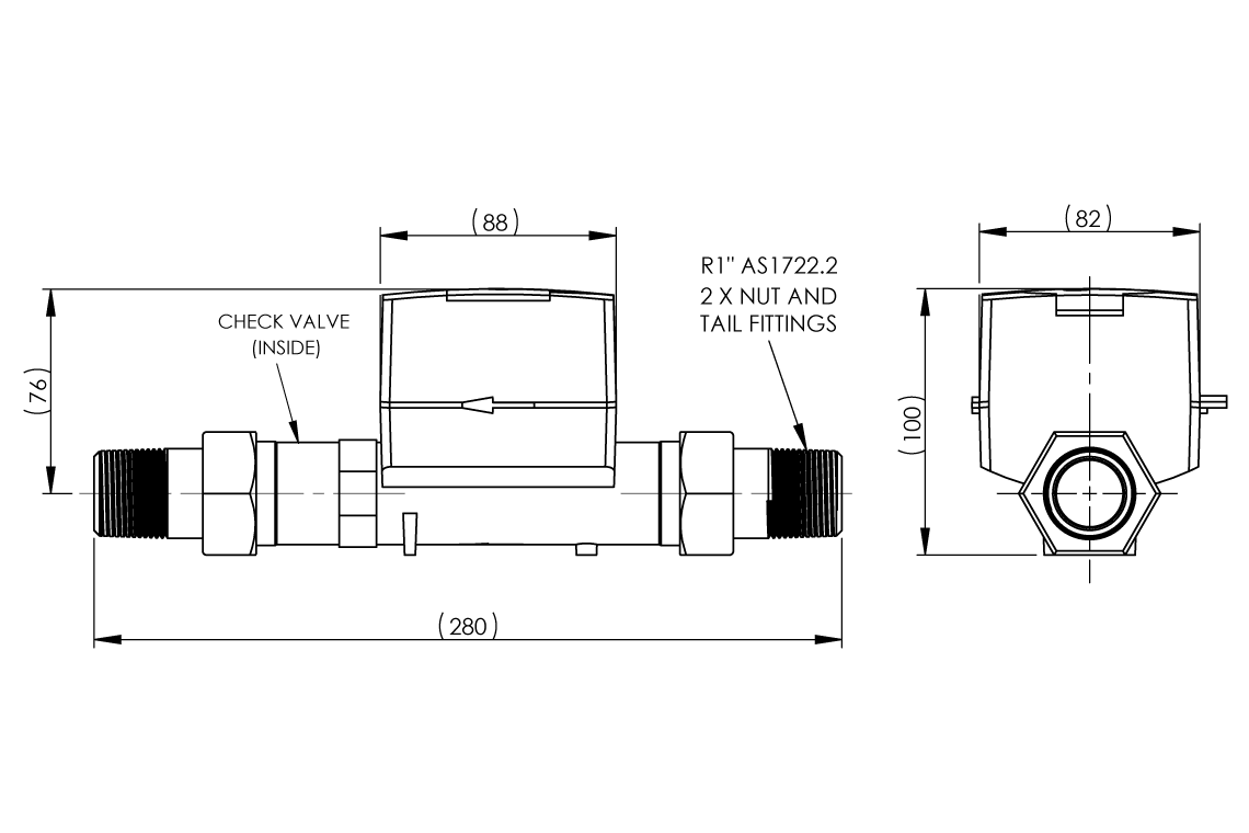 HYDRUS2 COLD DN25 M-BUS